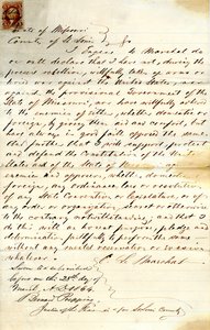 Swears Oath of Allegiance to the Government of the United States and the State of Missouri by E. LeMarchal